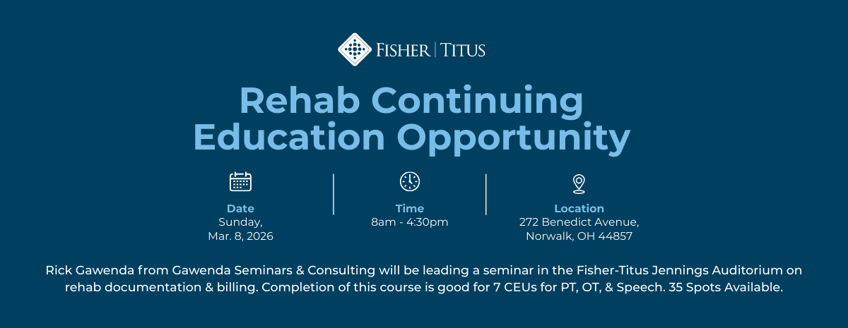 Fisher-Titus Medical Center Rehab Gawenda Course